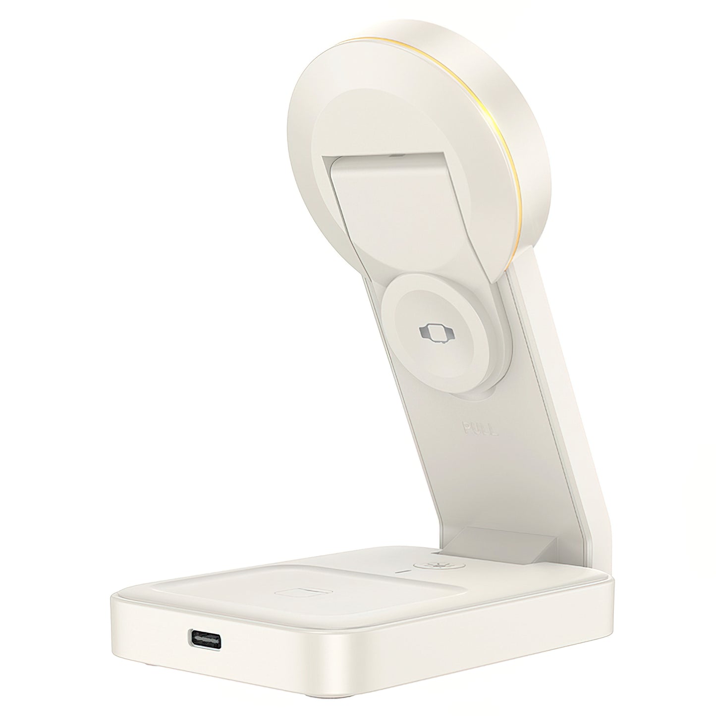 Draadloze Netwerkoplader HOCO CQ3 3in1, 15W, 1.67A, Wit