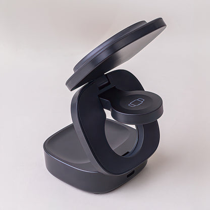 MaXlife MXWC-06 3in1 Wireless Network Charger, 15W, 1.67A, Black