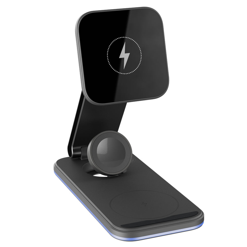 Draadloze Netwerkoplader Proove Energy Fold 3in1, 15W, 1.67A, Zwart WSEF15010001