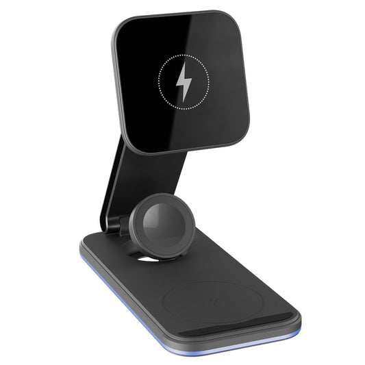 Draadloze Netwerkoplader Proove Energy Fold 3in1, 15W, 1.67A, Zwart WSEF15010001