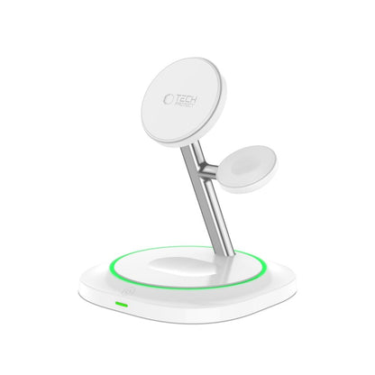 Draadloze Netwerkoplader Tech-Protect QI15W-A46 3in1, 15W, 1.67A, Wit