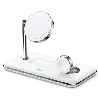 Draadloze Netwerkoplader UGREEN CD278 3in1, 25W, 1.67A, Wit