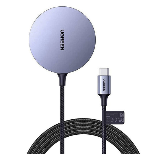 Draadloze Netwerkoplader UGREEN CD245, 15W, 1.67A, Gri