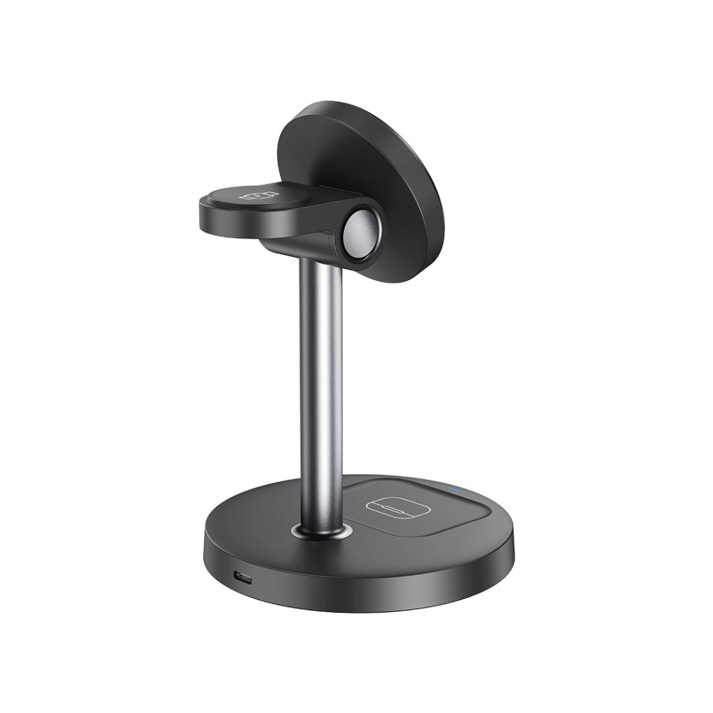 Draadloze Netwerkoplader XO Design CX038 3in1, 15W, 1.67A, Zwart