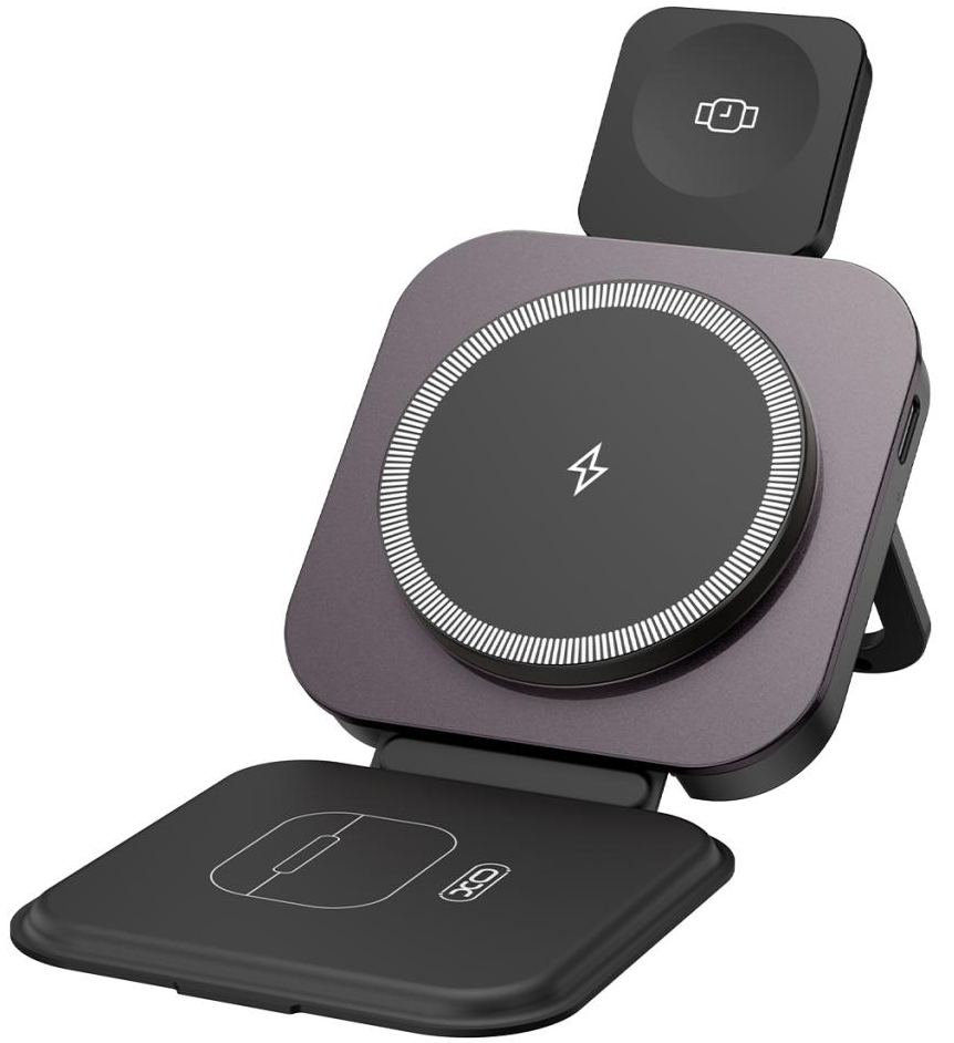 XO Design CX035 3in1 Wireless Network Charger, 15W, 1.67A, Black