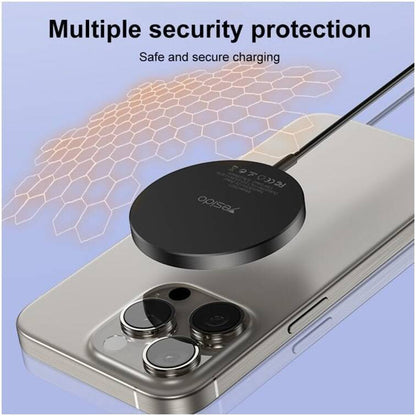 Draadloze Netwerkoplader Yesido DS21, 15W, 1.67A, Zwart