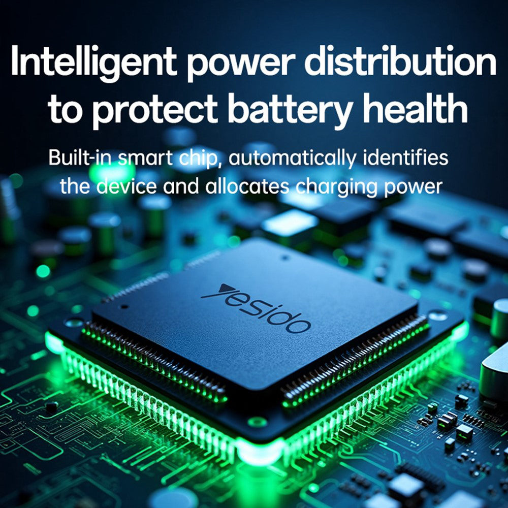 Draadloze Netwerkoplader Yesido DS29 5in1, 15W, 1.67A, Wit