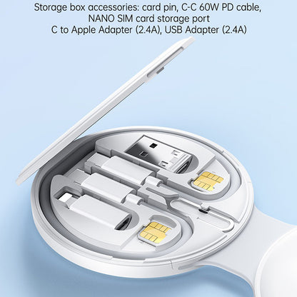 Draadloze Netwerkoplader Yesido DS29 5in1, 15W, 1.67A, Wit