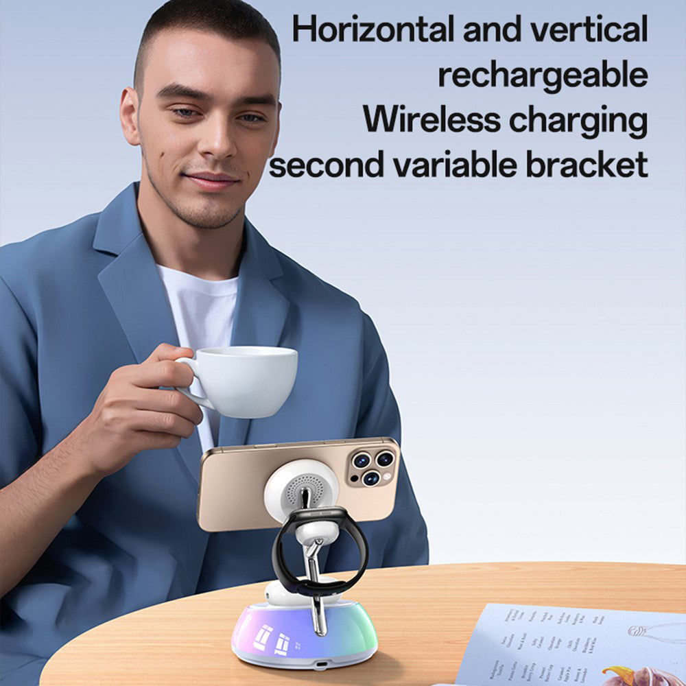 Draadloze Netwerkoplader Yesido DS31 3in1, 15W, 1.67A, Wit