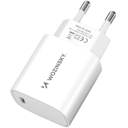 Netlader WZK WGWCCW, 20W, 3A, 1 x USB-C, Wit