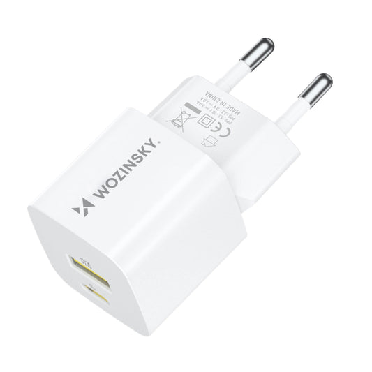 Netwerkoplader WZK WWCEAC, 33W, 3A, 1 x USB-A - 1 x USB-C, Wit