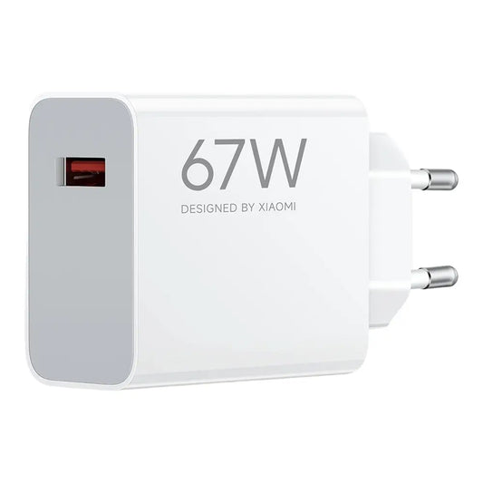 Xiaomi Netwerkoplader, 67W, 6.2A, 1 x USB-A, Wit BHR07SKEU