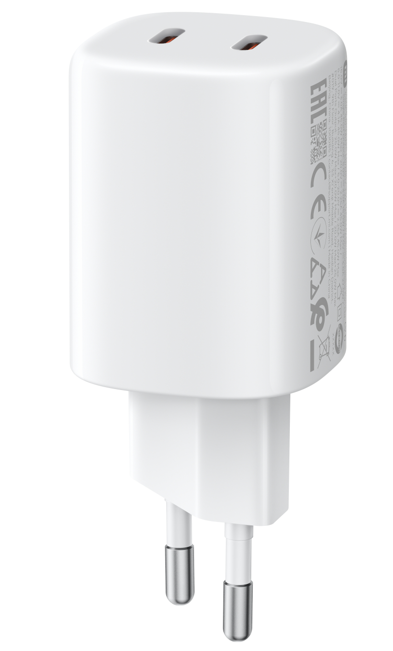 Xiaomi Nano Turbo Netlader, 45W, 3A, 2 x USB-C, Wit BHR087OEU