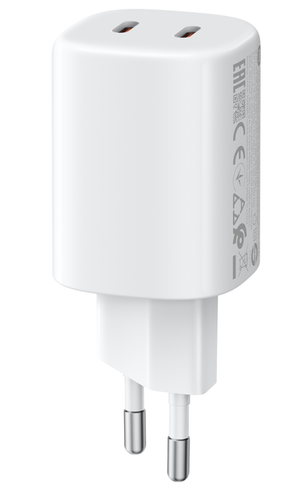 Xiaomi Nano Turbo Netlader, 45W, 3A, 2 x USB-C, Wit BHR087OEU