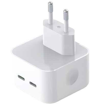 Netwerkoplader XO Design L102, 35W, 3A, 2 x USB-C, Wit