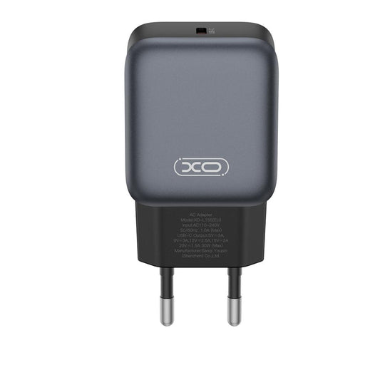Netwerkoplader XO Design L155, 30W, 3A, 1 x USB-C, Zwart
