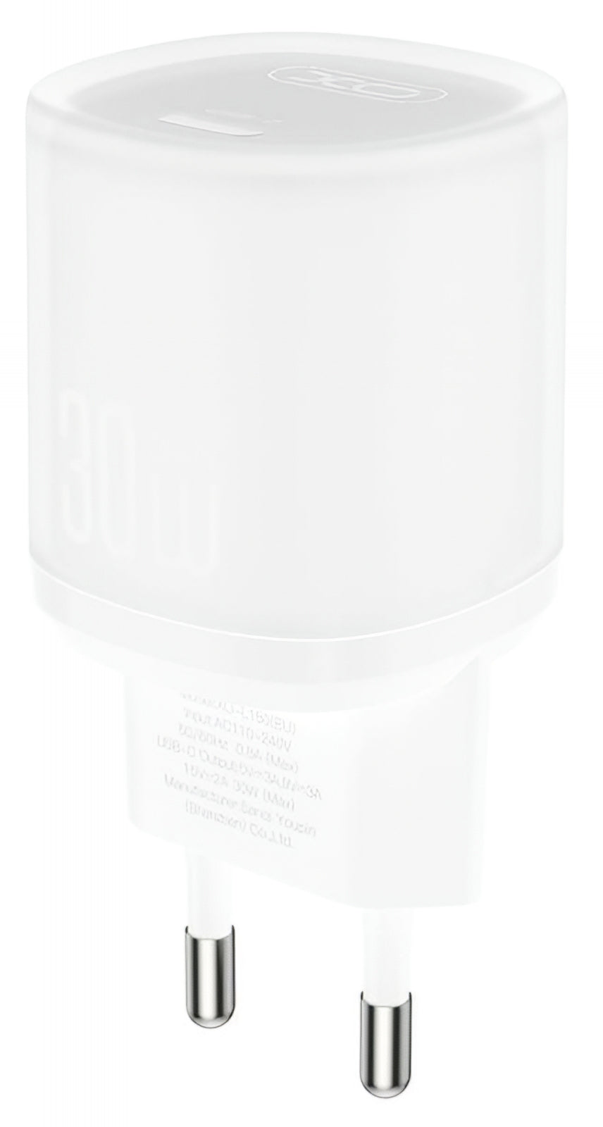 Netwerkoplader XO Design L150, 30W, 3A, 1 x USB-C, Wit