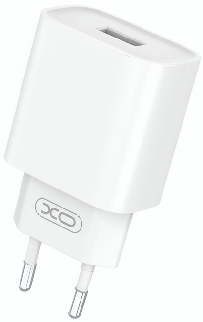 Netwerkoplader XO Design CE02D, 18W, 3A, 1 x USB-A, Wit