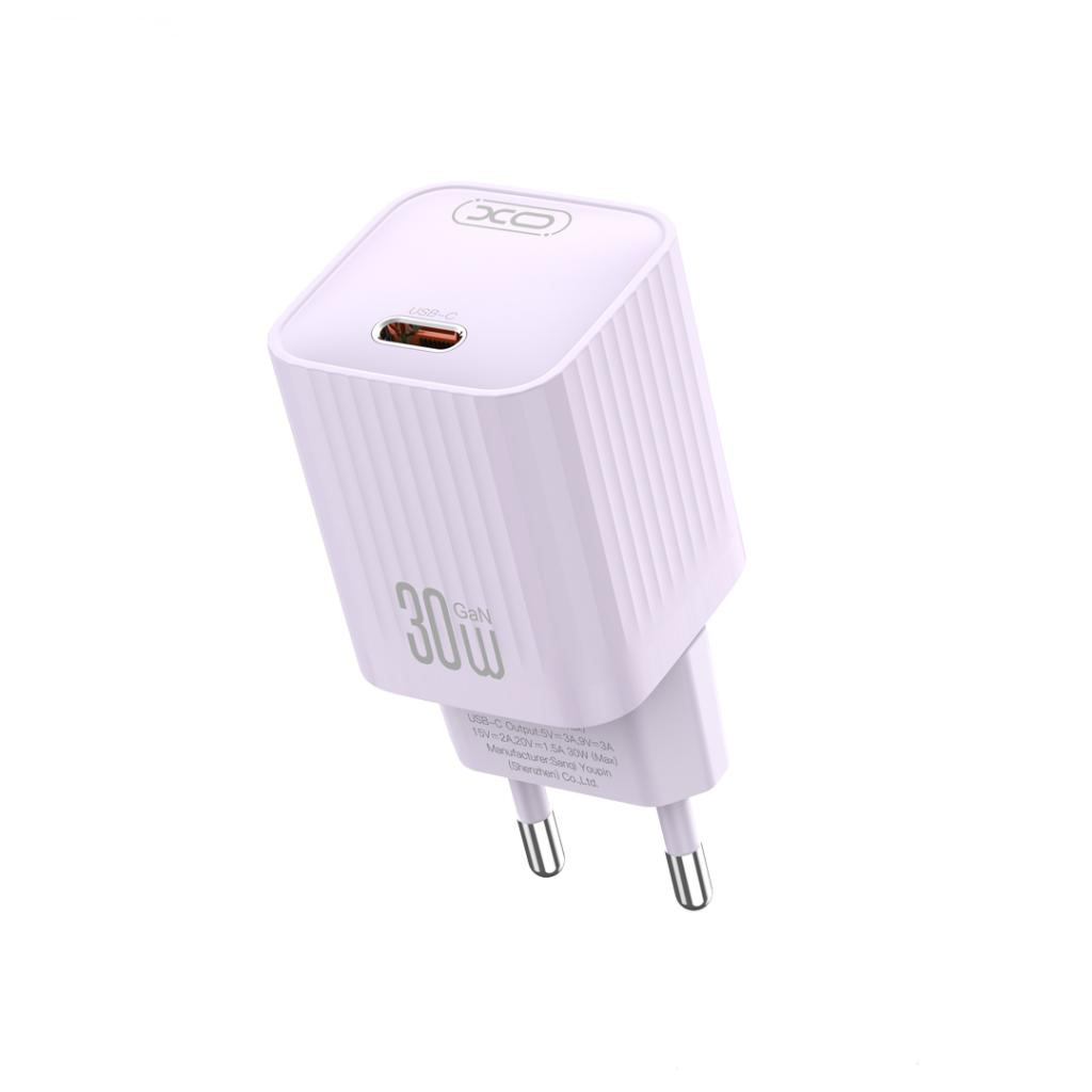 Netlader XO Design L148, 30W, 3A, 1 x USB-C, Paars