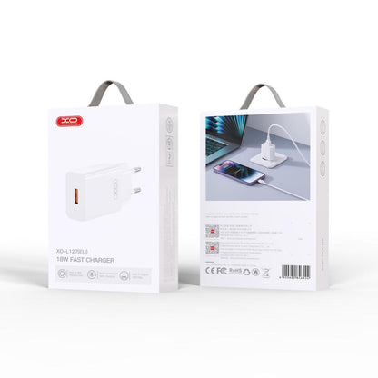 Netwerkoplader XO Design L127, 18W, 3A, 1 x USB-A, Wit