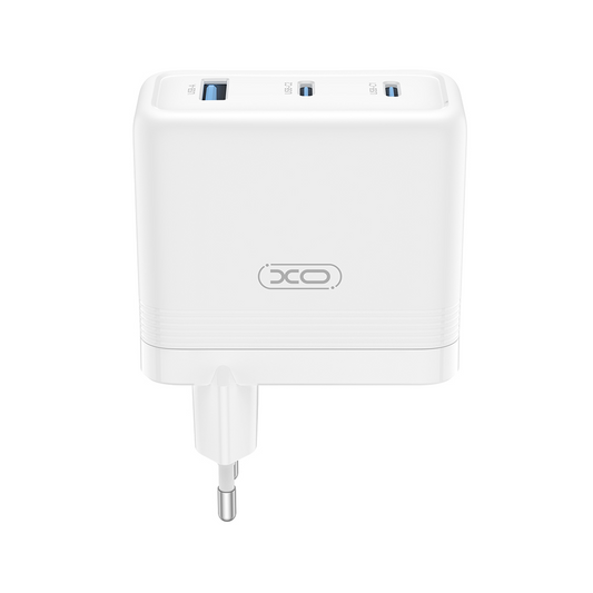 Netwerkoplader XO Design CE35, 100W, 5A, 1 x USB-A - 2 x USB-C, Wit