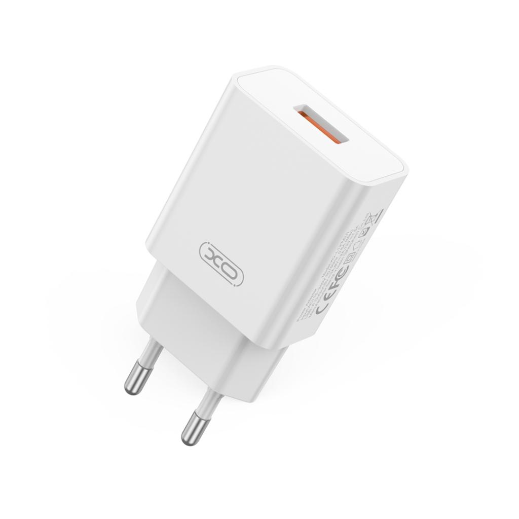 Netwerkoplader XO Design L127, 18W, 3A, 1 x USB-A, Wit