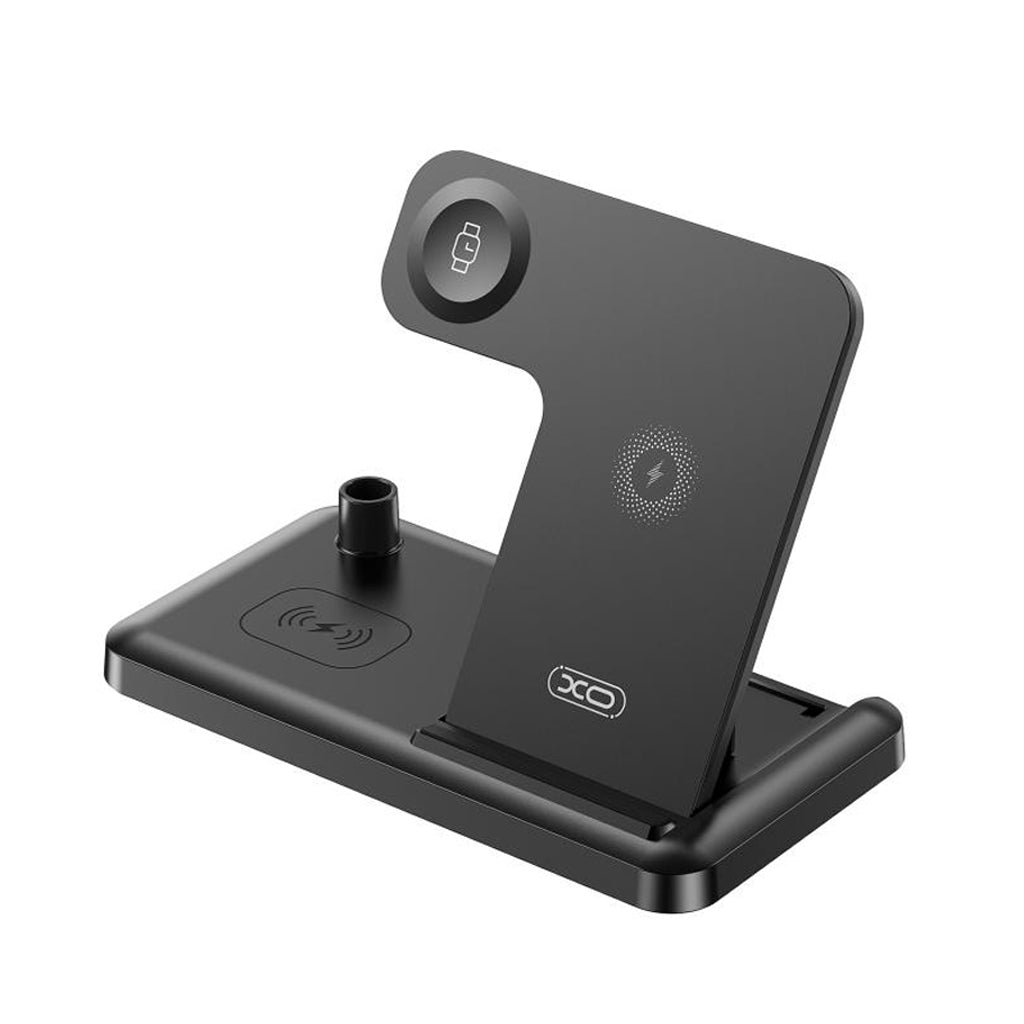 Draadloze Netwerkoplader XO Design WX033 4in1, 15W, 1.67A, Zwart