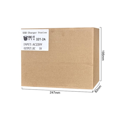Best 32T-2A Station Charger, 2A, 32 x USB-A, Wit