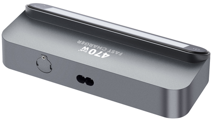 Oplaadstation met USB-C-kabel OEM LCD470W, 470W, 5A, 2 x USB-A - 3 x USB-C, Grijs