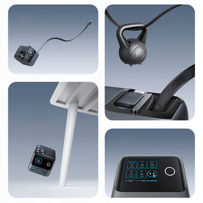 Oplaadstation met USB-C Kabel Joyroom Podix JR-TRD01, 140W, 1 x USB-C - 2 x USB-A, Gri