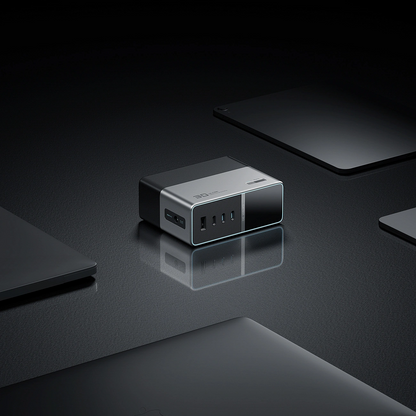 Cuktech TA3005U laadstation, 300W, 1 x DC - 1 x USB-A - 3 x USB-C, Grijs