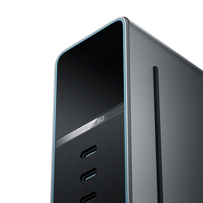 Cuktech TA3005U laadstation, 300W, 1 x DC - 1 x USB-A - 3 x USB-C, Grijs