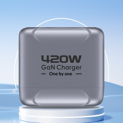 OEM Stationlader BK-126D, 140W, 5A, 2 x USB-A - 6 x USB-C, Grijs