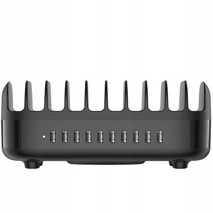 Orico DUK-10P-V1 Oplaadstation, 120W, 2.4A, 10 x USB-A, Zwart