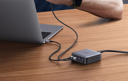 UGREEN CD327 Nexode Oplaadstation, 65W, 3.25A, 2 x USB-A - 2 x USB-C, Zwart