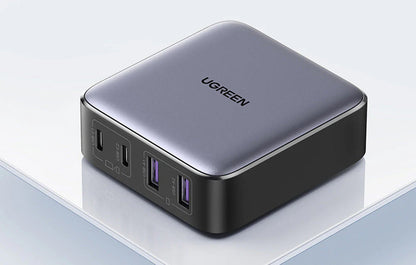 UGREEN CD327 Nexode Oplaadstation, 65W, 3.25A, 2 x USB-A - 2 x USB-C, Zwart