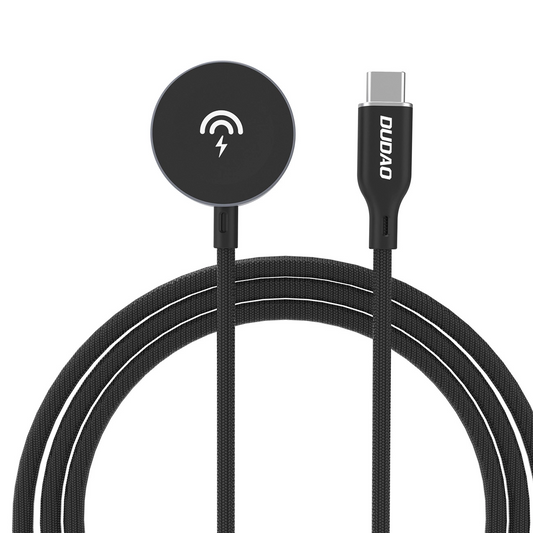 Draadloze oplader Dudao A12C voor Apple Watch Series, Zwart
