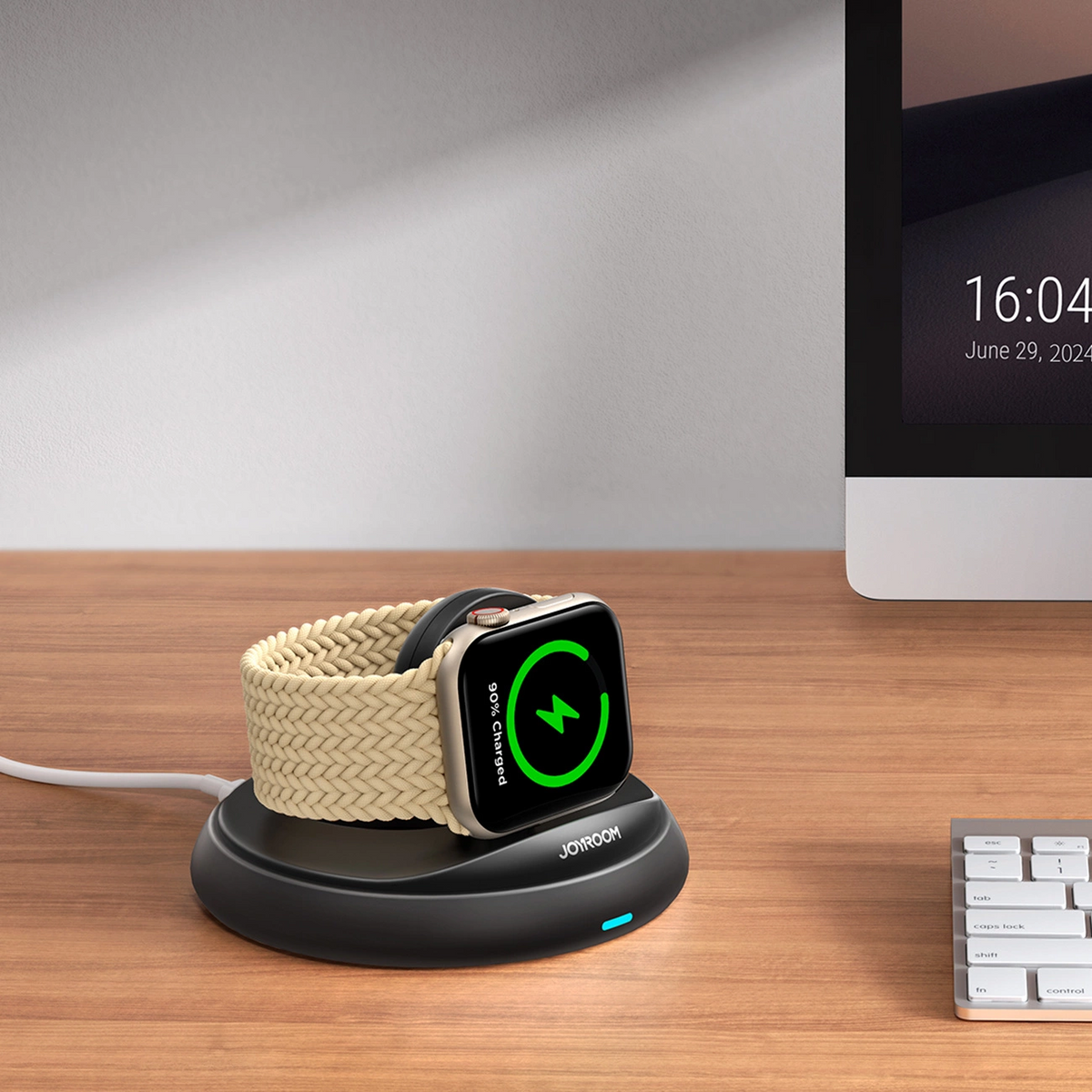 Joyroom JR-W12 draadloze oplader voor Apple Watch Series, zwart