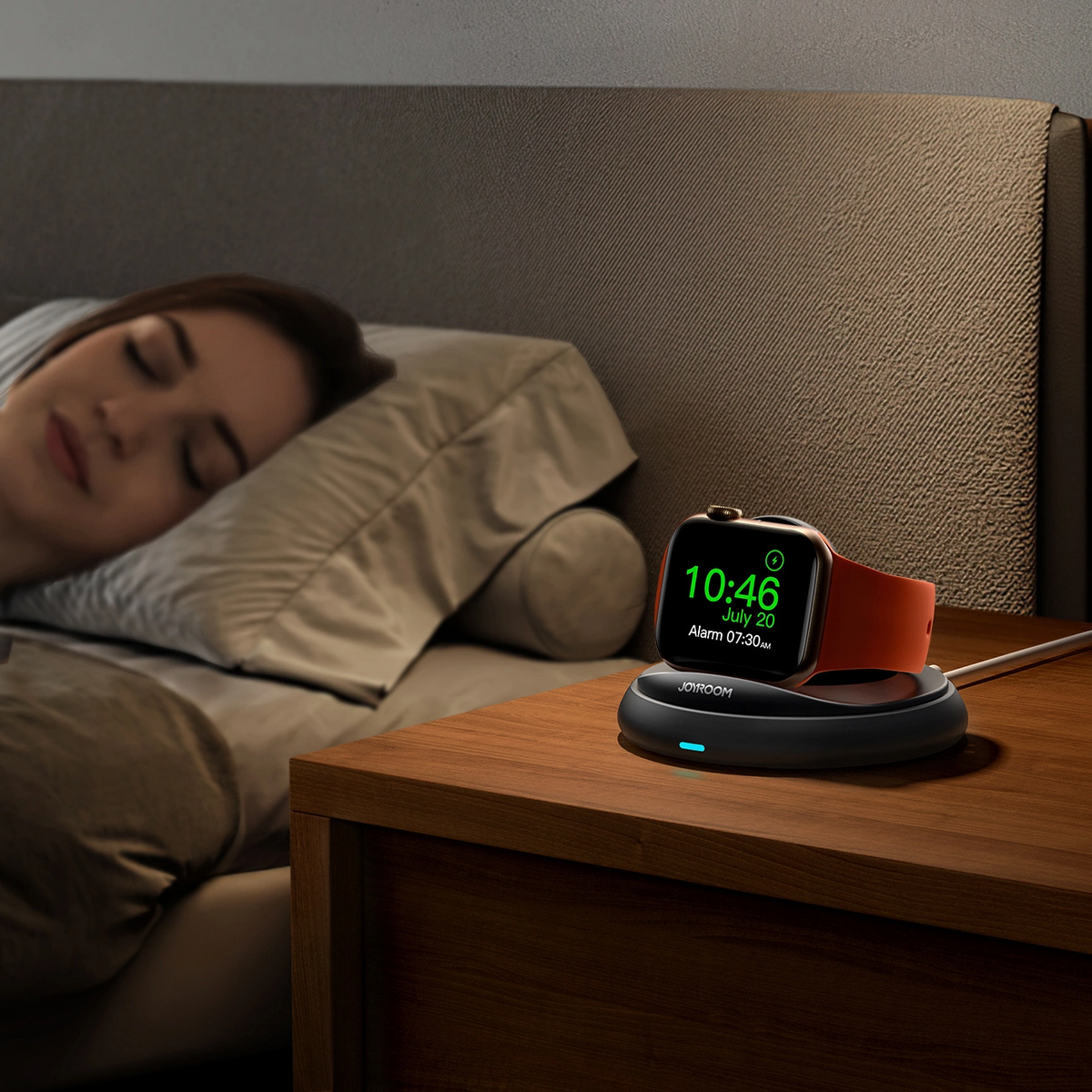 Joyroom JR-W12 draadloze oplader voor Apple Watch Series, zwart