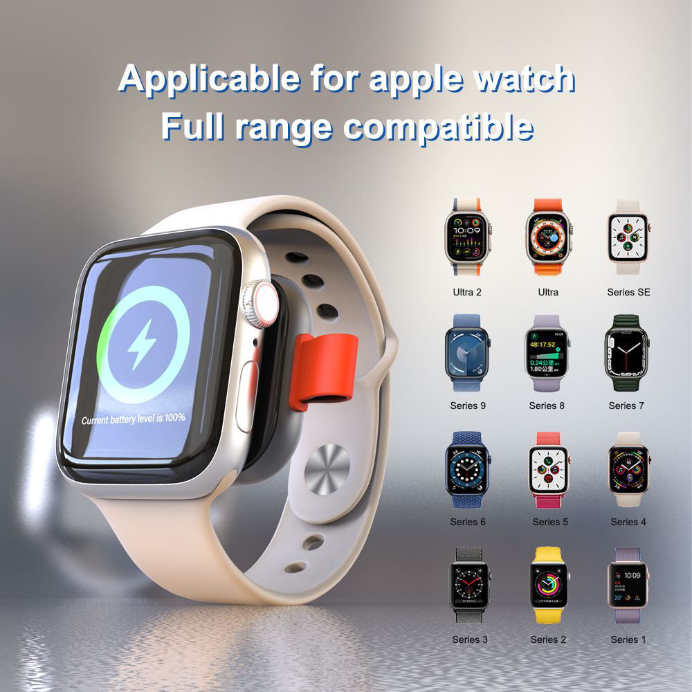 Draadloze Oplader Lito LC03 voor Apple Watch Series, Zwart