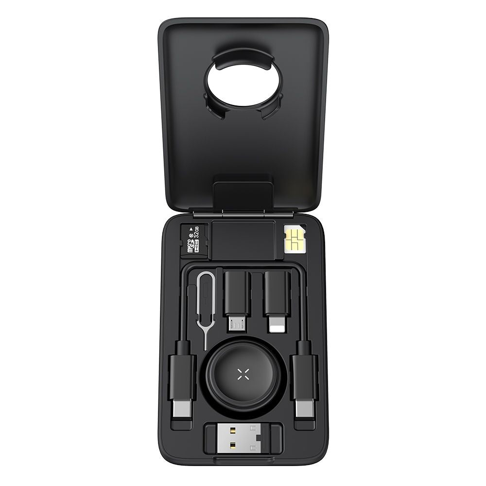 Draadloze Oplader McDodo CH-2440 8in1 voor Apple Watch Series, Zwart