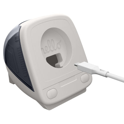 Spigen C1 Classic Stand for Apple Watch Series Wireless Charger, Gray