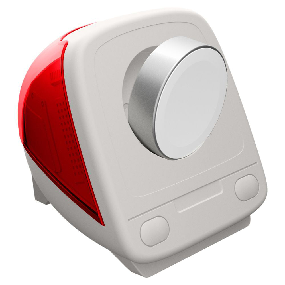 Spigen C1 Classic Houder voor Draadloze Apple Watch Oplader, Rood