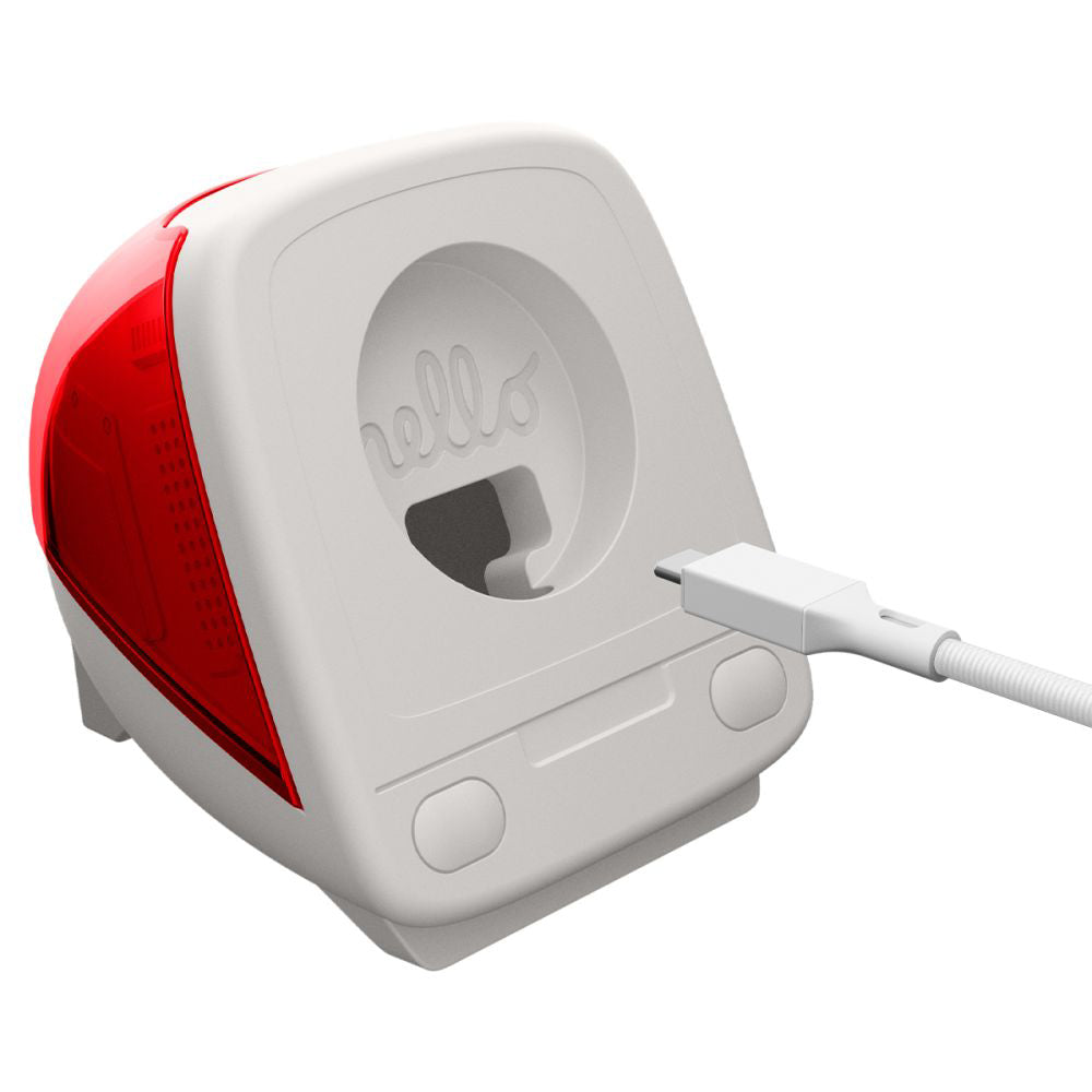 Spigen C1 Classic Houder voor Draadloze Apple Watch Oplader, Rood