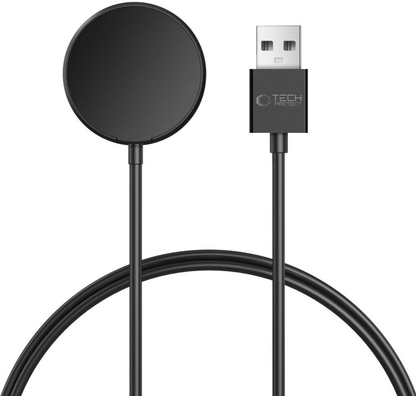 Draadloze Oplader Tech-Protect MC03 Ultraboost voor Samsung Galaxy Watch Series, USB-A, Zwart