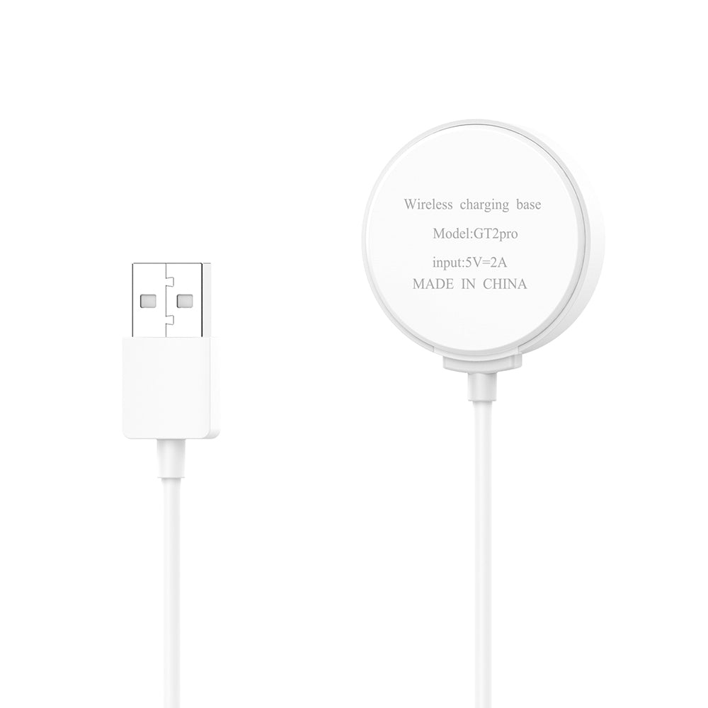 Techsuit THC1 Wireless Charger for Huawei Watch Series, USB-A, White