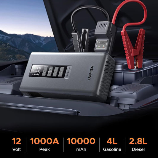 Auto Jump Starter UGREEN ES703 (35978), 4in1