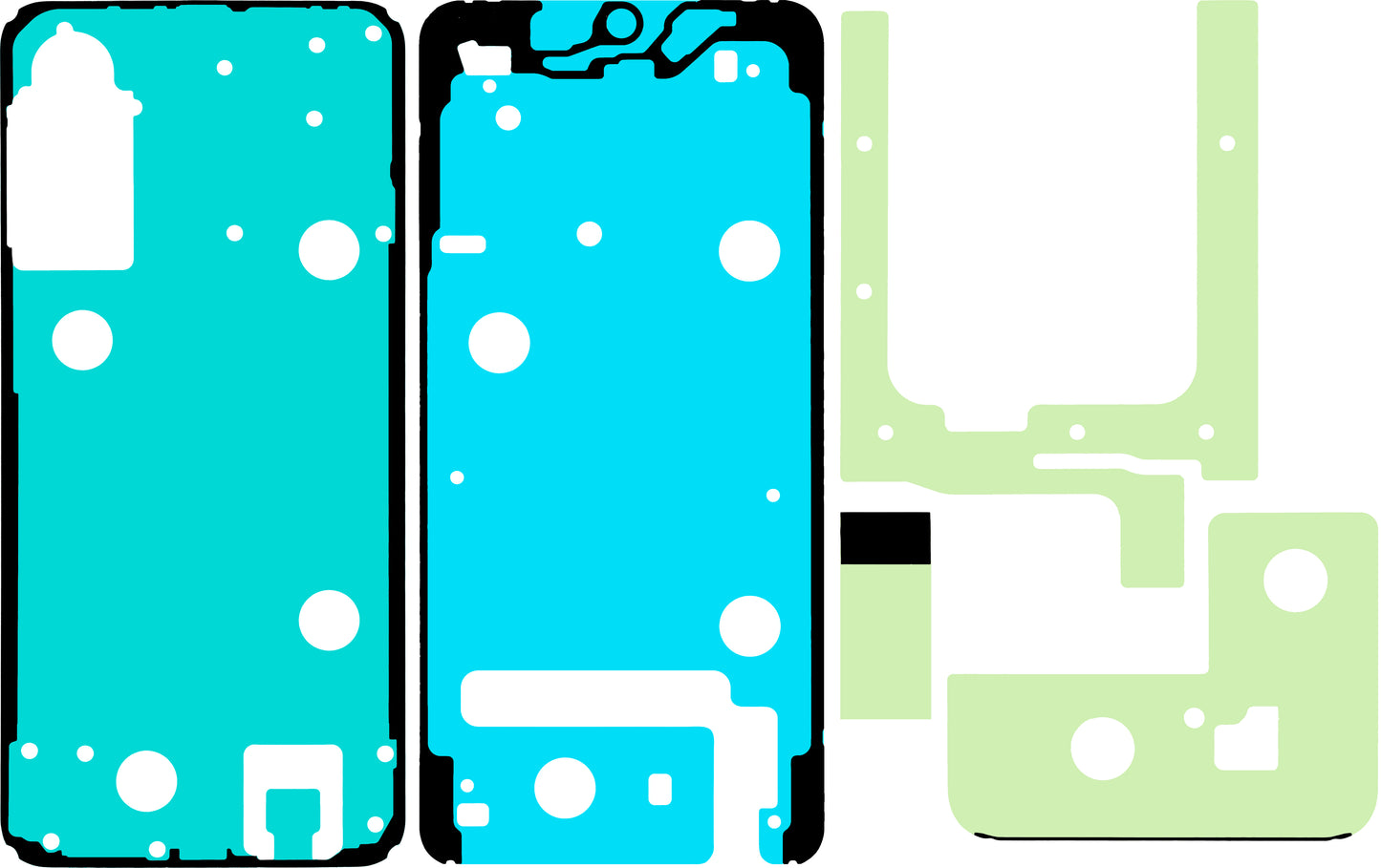 Kit Lijm Display Samsung Galaxy A57 5G, Service Pack GH82-39334A