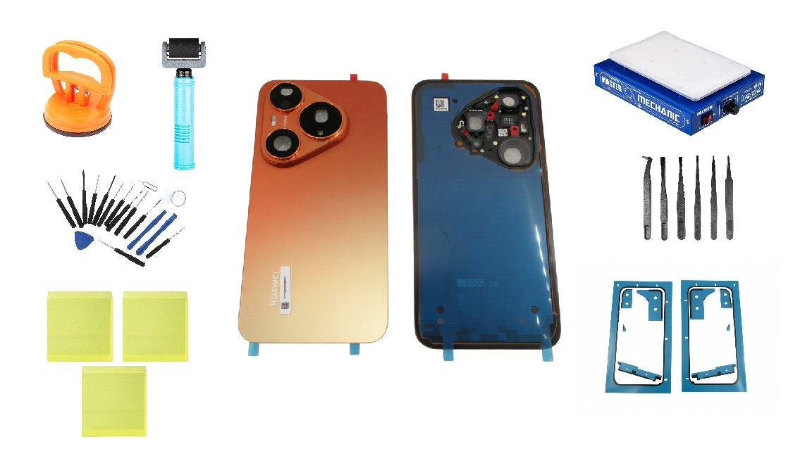 Huawei Pura 90s Pro Orange Soda Service Pack-batterijklepkit en speciaal servicegereedschap