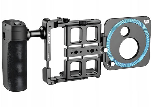 Apexel Vlogging Kit voor Telefoon, Zwart APL-VG05CH